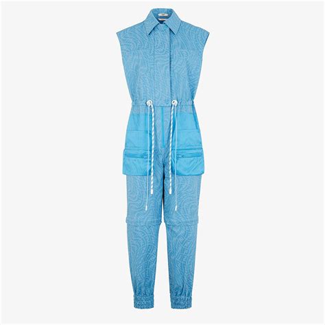 fendi denim jumpsuit